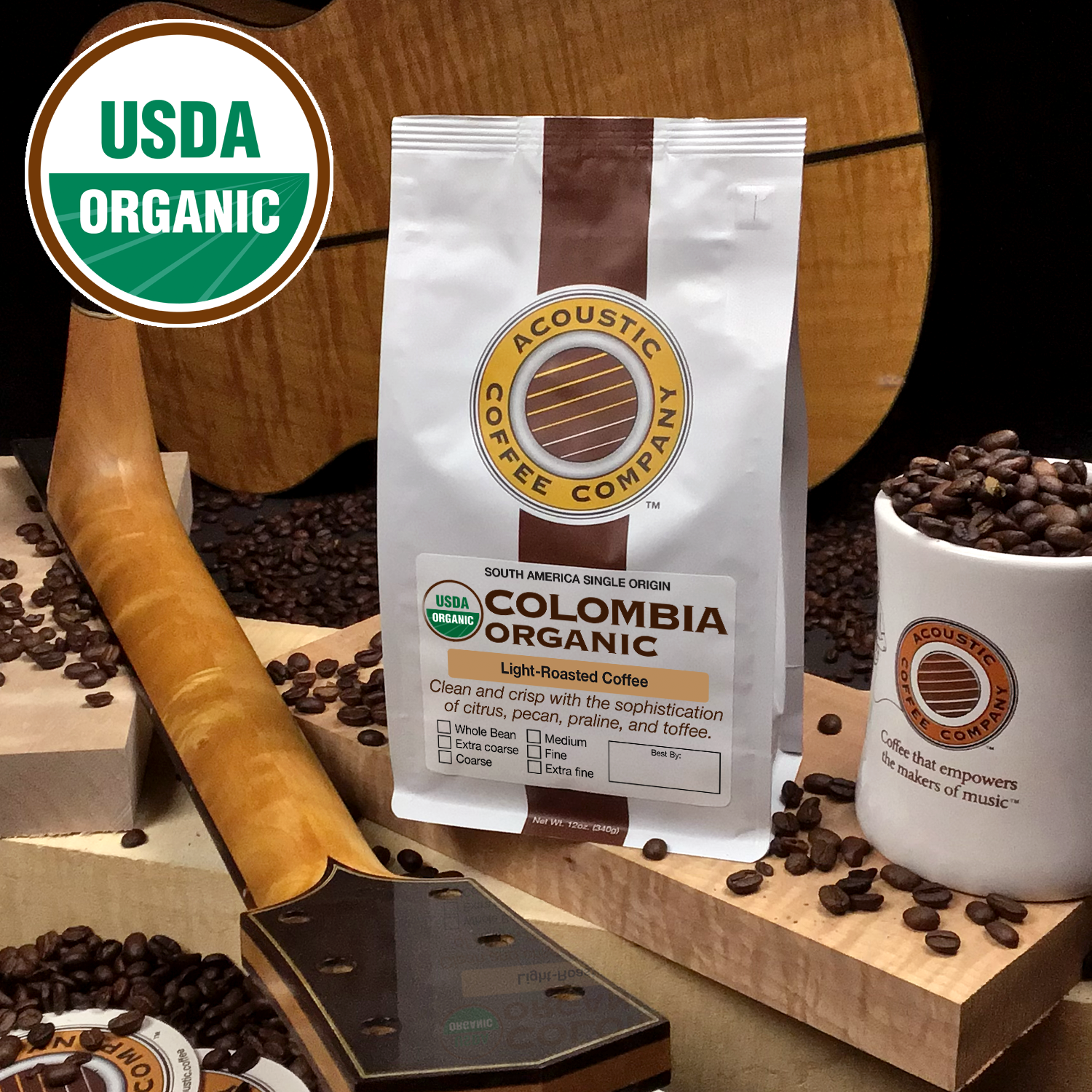Colombia Light Organic – Acoustic Coffee