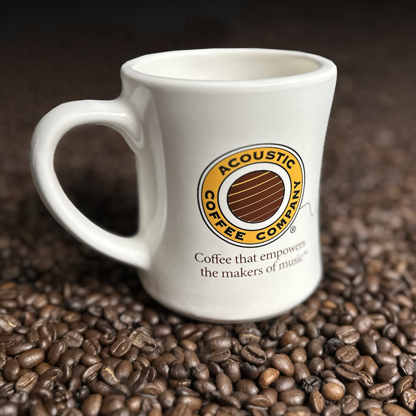 16 oz. Handmade Gruhn Guitars, Greg Voros Diner Mug