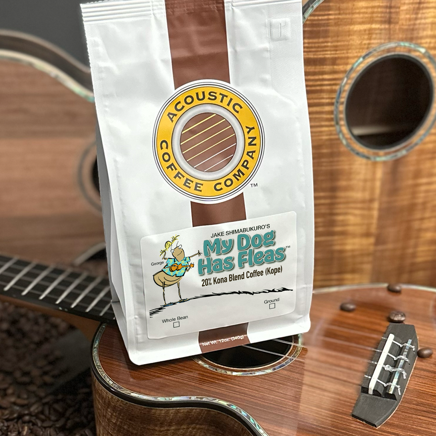 Jake Shimabukuro's My Dog Has Fleas™ Signature Blend – Acoustic Coffee