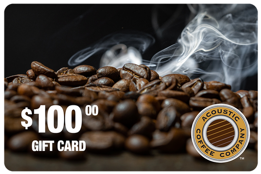 Acoustic Coffee $100 Gift Card