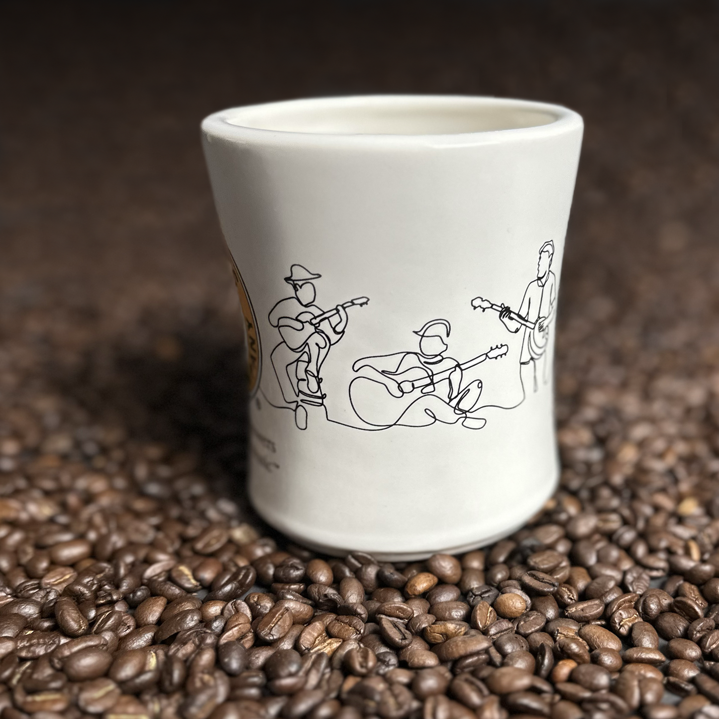 16 oz. Handmade Acoustic Coffee Diner Mug